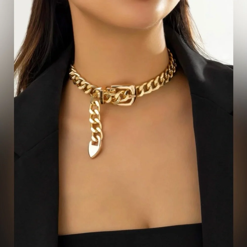 Chain Link Necklace - Picture 6 of 7